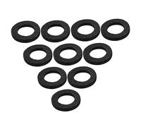 TOYANDONA Trumpet 10pcs Felt Washers Cushion Pads Cotton Material Black Easy to Replace and Fix Keys Delicate Design Trumpet Accessories for Musical Instruments Protection