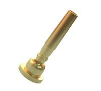 TOYANDONA Trumpet Mouthpiece Brass Golden Creative Design Accessory for Students and Professional Players, Smooth Tone, Not Easy to Break, for School Bands and Youth Drum and Bugle Corps