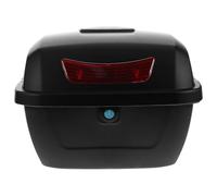 TOYANDONA Trunk Organizer with Lid for Scooter Large Capacity Rear Storage Case for Electric Bike Reliable Materials Easy Installation Motorcycle Luggage