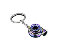 TOYANDONA Turbo Keychain Auto Parts Model Keyring Creative Turbocharger Metal Keyfob Holder Bag Pendant Jewelry for Driver Gift
