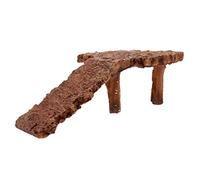 TOYANDONA Turtle Basking Platform Rockery Habitat for Fish Tank Climbing Shelter for Turtles Reptiles Natural Looking Decoration for Aquariums and Bearded Dragon Accessories