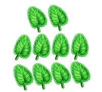 TOYANDONA Turtle Leaf Foil Balloon Set 10 Pieces 18inch Mylar Helium Balloons Birthday Decorations