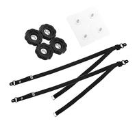 TOYANDONA TV Safety Straps Adjustable 2Pcs Furniture Anchors No Drill Secure Strap Kit for Cabinet and Wardrobe Safety