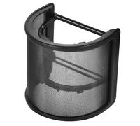 TOYANDONA U-shaped Handheld Microphone Windscreen Shield Cover Anti-spray Mesh Pop Filter for Clear Sound Recording Live Streaming Voice Recognition Easy Install Classic Black Design