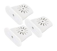 TOYANDONA Ukulele Humidifier for Small Guitars 3 Pieces Portable Sound Hole Moisture Tool Sponge Insert Sturdy ABS Easy to Use in Ukulele Case Maintains Sound Quality White