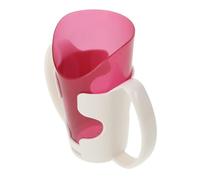 TOYANDONA Unbreakable Nursing Cup for Elderly and Disabled Patients Liquid Diet Cup with Dual Handles and Tilted Spout Portable Drinking Aid for Bedridden and Wheelchair Users