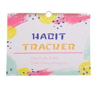 TOYANDONA Undated Habit Tracker and Learning Planner with Workout Calendar and Mood Tracker on Paper to Carry in Your Bag for Learners and Goal Setting