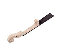 TOYANDONA Unfinished Violin Neck with Hand-carved Scroll and Ebony Solid Maple Construction for Enhanced Strength and Stability for Violin Builders and Craft Enthusiasts