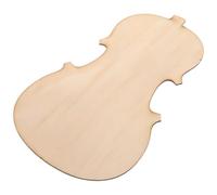 TOYANDONA Unfinished Wooden Violin Back Plate for 4/4 Full Size Reliable Acoustic Performance Violin Making Supply, for Luthier DIY Accessory Upgrades and Instrument Restoration