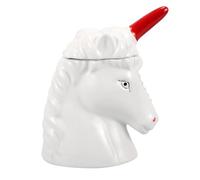 TOYANDONA Unicorn Ceramic Mug for Bar and Party Decorative Hawaiian Tiki Cocktail Cup Stylish Wine Drinking Cup for Weddings Restaurants and Festive Celebrations Fun Novelty Gift for Women