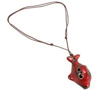 TOYANDONA Unique Dolphin Shape Ceramic Ocarina for Boys and Girls, Portable 4-hole Wind Instrument with Songful more Resonant Sound, for Children Practice and Beginners Music Learning