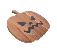 TOYANDONA Unique Pumpkin Shaped Acacia Wood Charcuterie Board Decorative Halloween Snack Tray for Meat Cheese Fruits and Vegetables Versatile Fall Harvest Serving Platter for Parties and