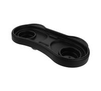 TOYANDONA Universal Detachable Stroller Snack Tray Panda Shape Abs Food Holder with Cup Slot for Baby Daily Outings and Walks