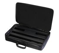 TOYANDONA Universal Oxford Cloth Effector Bag Portable Storage Case Waterproof Large Effector Pouch Handheld Holder for Guitar Pedals and Audio Equipment