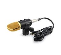 TOYANDONA USB Condenser Microphone with Built in Reverb Chip and Adjustable Echo Effect Professional Cardioid Sound Recording Mic for Home Use Ktv Includes Adjustable Stand for Noise