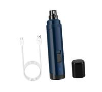 TOYANDONA USB Rechargeable Electric Pet Nail Grinder for Dogs and Cats Quiet Motor Nail Trimmer with Strong Power Navy for Safe Grooming