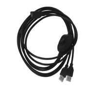 TOYANDONA USB Sharing Switch with Off Button for Dual Computer Connection USB to Printer and Peripheral Adapter Cable Black Allows Seamless Mouse Keyboard Sharing and Easy Switching Between
