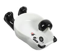 TOYANDONA Versatile Ceramic Spoon Rest and Utensil Holder Cartoon Design for Kitchen Countertop Stable Chopstick Stand Multi-Functional Sauce Dish and Pot Lid Support Decorative Table