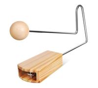 TOYANDONA Vibration Shock Instrument Percussion Instruments Portable Flexatone Soft Mallets Wood
