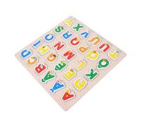 TOYANDONA Vietnamese Alphabet Wooden Puzzle for Educational with Large Uppercase Letters Matching Letter Game for Early Learning Tool for Home Daycare and School Enhances Language Skills and