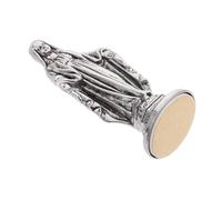 TOYANDONA Vintage Alloy Mary Sculpture Religious Figurine for Car Dashboard Home and Church Decor Detailed Craftsmanship with Aesthetic Christian Blessing Ornament