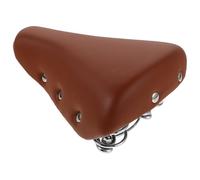 TOYANDONA Vintage Bike Saddle Cushion Wide Foam Padded Comfortable Bicycle Seat for Men and Women Replacement Adult Bike Seat Cushion for Bigger Butts Retro Soft Comfy for Road and Mountain