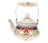 TOYANDONA Vintage Enamel Tea Kettle 1.5l Teapot for Tea and Water Practical Serving Pot for Home and Restaurant Use
