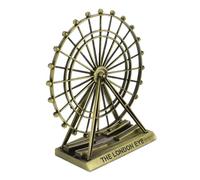TOYANDONA Vintage European Style Sky Wheel Ferris Wheel Decor in Antique Bronze Retro Iron Art Model Ornament for Living Tv Cabinet Classic Home Decoration Accent