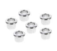 TOYANDONA Vintage Guitar Tuning Peg Conversion Bushings Adapter 6pcs Steel Material with 8mm External Diameter and 6mm Internal Diameter for Electric Guitar Suitable for Personal
