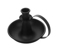 TOYANDONA Vintage Iron Pillar Candle Stand with Weighted Base Metal Candle Holder for Weddings Dining Tables Home Decor and Holiday Centerpiece Use