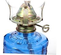 TOYANDONA Vintage Kerosene Lamp Glass Oil Lantern Retro Antique Lighting Decoration for Home and Outdoor Use Safe Craftsmanship with Smooth Texture for Wedding and Ambient Lighting