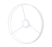 TOYANDONA Vintage Metal Lamp Shade Frame DIY Drum Ring for Custom Lampshade Making Sturdy Lamp Shade Ring Fitter for Retro to Modern Table and Floor