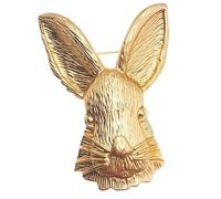 TOYANDONA Vintage Rabbit Brooch Pin Alloy Lapel Pin for Women Clothes Scarves Hats Decorative Fashion Accessory Cute Animal Design Gift for Birthday Christmas