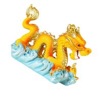 TOYANDONA Vintage Resin Dragon Cake Topper Miniature Animal Figurine for Birthday Year Dessert Table Decoration Wear-resistant Animal Statue for Indoor Outdoor Festive Celebration