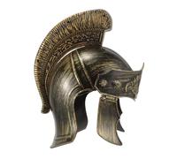 TOYANDONA Vintage Roman Soldier Helmet Cosplay Headgear Detailed Antique Style Warrior Headwear for Costume Parties and Historical Reenactments