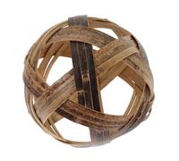 TOYANDONA Vintage Style Bamboo Soccer Ball for Safe Juggling for Indoor Outdoor Play Enhances Coordination and Athletic Skills Retro Cuju Design Childrens Fitness Equipment