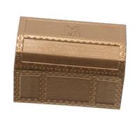 TOYANDONA Vintage Treasure Chest Small Plastic Storage Box for Classroom Prize Candy Organizer Safe Materials Spacious Interior for Birthday Party Favors and Pirate Themed Decorations