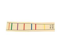 TOYANDONA Viola Fingerboard Sticker Paper Label Easy to Adhere No Damage 13 Inch Yellow 3/4 for Beginner Students Practice and Viola Learning