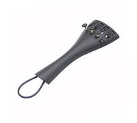 TOYANDONA Violin Finetuner Tailpiece with 4 Fine Tuners and Tailgut Wire, Aluminium Alloy and Plastic Construction, Easy to Tune and Ready to Use, Instrument Accessory for Violin Lovers