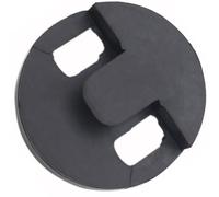 TOYANDONA Violoncello Mute for Cello Practice Black Rubber Violoncello Mute for Violinists and Musicians Using Cello End-pin Rod