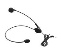 TOYANDONA Voice Amplifier Headworn Microphone Headset Mic Wired Condenser Microphone for Teachers and Tour Guides Black for Public Speaking and Classroom Use