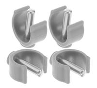 TOYANDONA Walking Stick Clamp 4 Pcs Abs Steel Buckle Clips C-Shape for Cane Attachments Disabled Elderly Assistance