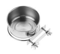 TOYANDONA Wall Mounted Dog Bowl with Space-saving Hanging Design Comfortable Elevated Feeder for Dogs and Cats Pet Water Dish for Crate Use Sturdy Double Screw Holder