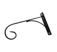 TOYANDONA Wall Mounted Hanging Basket Rack Sturdy Iron Plant Hanger Space-Saving Flowerpot Bracket for Indoor Outdoor Garden Balcony Use