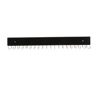 TOYANDONA Wall Mounted Tie Hanger with Hooks Space-saving Belt Organizer Rotating Scarf Rack for Closet Wall Mounted Storage for Neat Accessory Organization