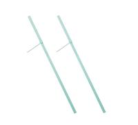 TOYANDONA Wall Ruler Record Abs Plastic 2pcs Height Growth Chart Kids Space-Saving Hanging Measure for Bedroom Nursery Decor