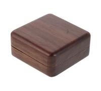 TOYANDONA Walnut Guitar Picks with Wood Box Portable Thumb and Finger Plectrums for Acoustic Guitar Bass Ukulele Banjo Smooth Rounded Design for Comfortable Play