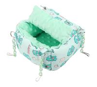 TOYANDONA Warm Hedgehog Sleeping House with Thickened Cotton Bed for Hamsters Sugar Gliders Squirrels Cozy Resting Nest Suitable for Small Pets Easy to Clean and Comfortable