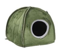 TOYANDONA Warm Nest Bed Versatile Accommodation Small Animal Plush Sponge Cave Shape, Winter Pet Cozy House with Easy Maintenance for Hamsters and Guinea Pigs for Home and Traveling