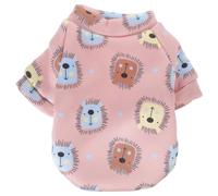 TOYANDONA Warm Winter Dog Coat for Small Dogs Cute Cartoon Design Thick Comfortable Pet Garment Eye Catching Color for Cold Weather Easy to Wash